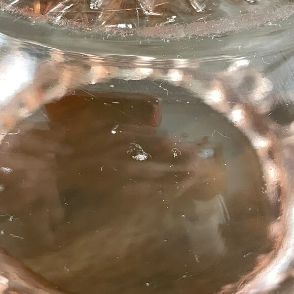 Vintage Old Colony Pink Depression Glass Bowl Jar Open Lace 1930s Anchor Hocking - Picture 6 of 12